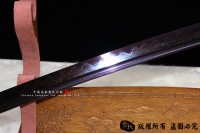 君子武士刀-花纹钢烧刃烤蓝版