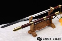 牡丹图-百炼钢武术软剑-太极剑